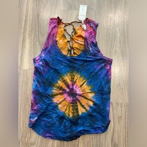 Earthbound Tie-Dye Sleeveless Top - Multicolor